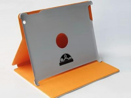 HOCO Crocodile bracket leather case for iPad 2/3/4, black