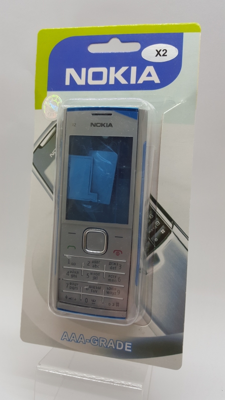 Корпус Nokia X2 silver - серый