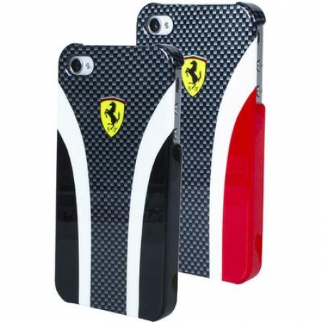 Ferrari Scuderia carbon back cover for iPhone 4