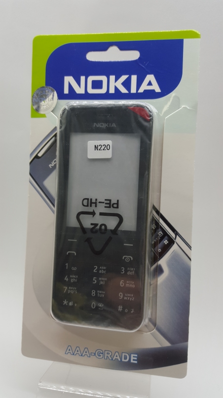 Корпус Nokia 220 black - черный