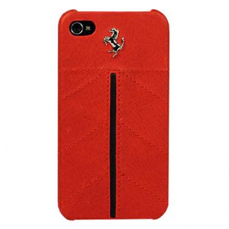 Ferrari California leather back cover for iPhone 4