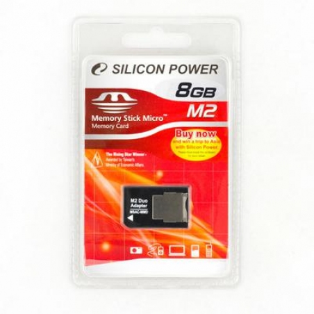 Карта памяти Silicon Power 8 Gb MS Micro M2