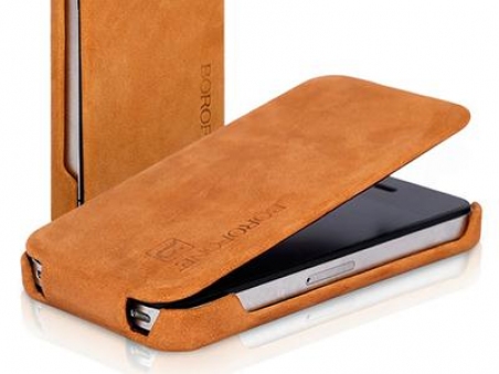 Borofone Shark series leather case for iPhone 4
