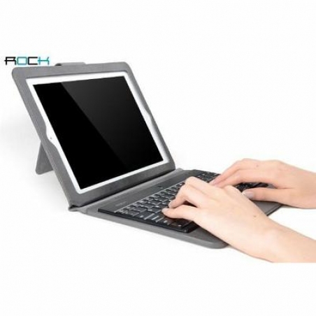 ROCK Bluetooth keyboard Light & Cool case for iPad 2/3/4