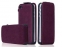 ROCK Big City frosting flip leather case for iPhone 4 purple